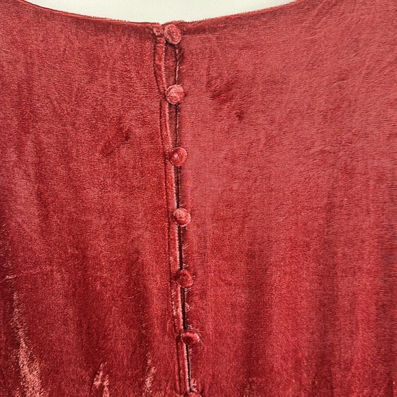 Madewell Velvet Bell Sleeve Dress VGUC - Picture 4 of 7